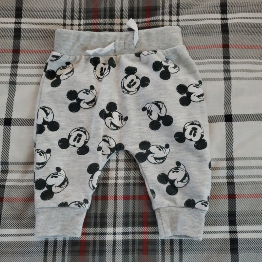 Disney Baby Joggers Pants with Mickey Mouse Print